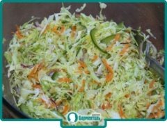 Маленькая фотография блюда по рецепту «Китайский салат из капусты с зелёным горошком»