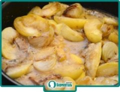 Маленькая фотография блюда по рецепту «Свинина с яблоками»